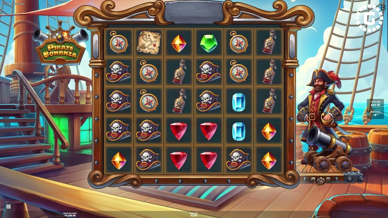 Pirate Bonzanna 2: bonus en review van het piraten casinospel